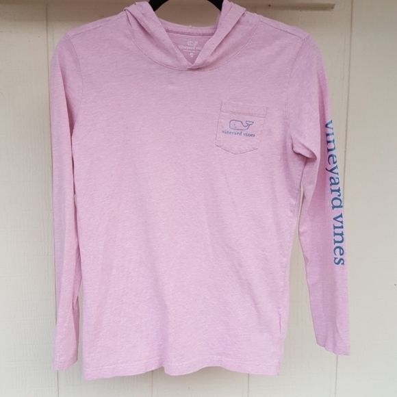 XL [M] 100% COTTON PINK VINEYARD VINES HOODIE TOP - Picture 3 of 13